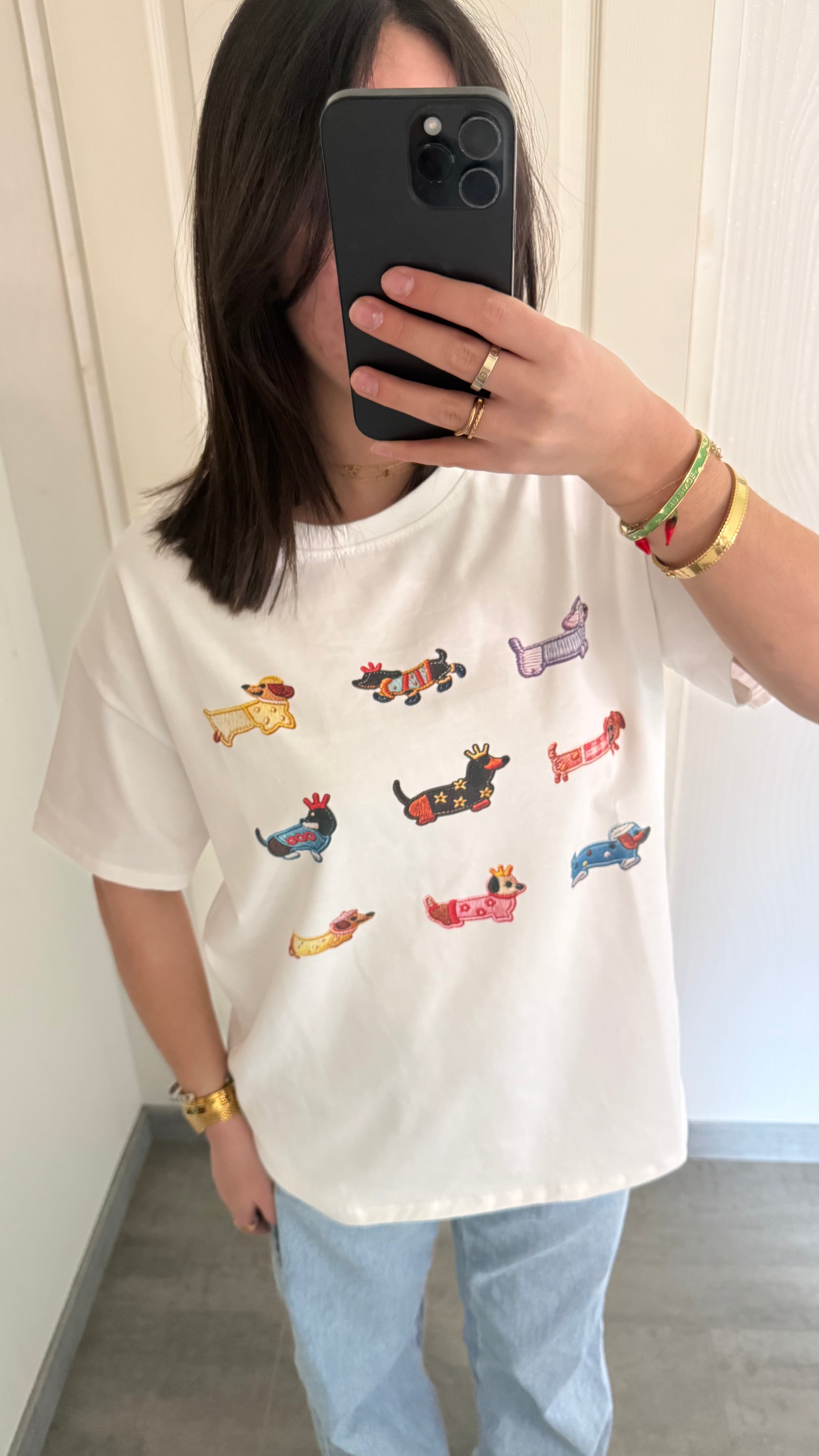 tee-shirt teckel déguisé