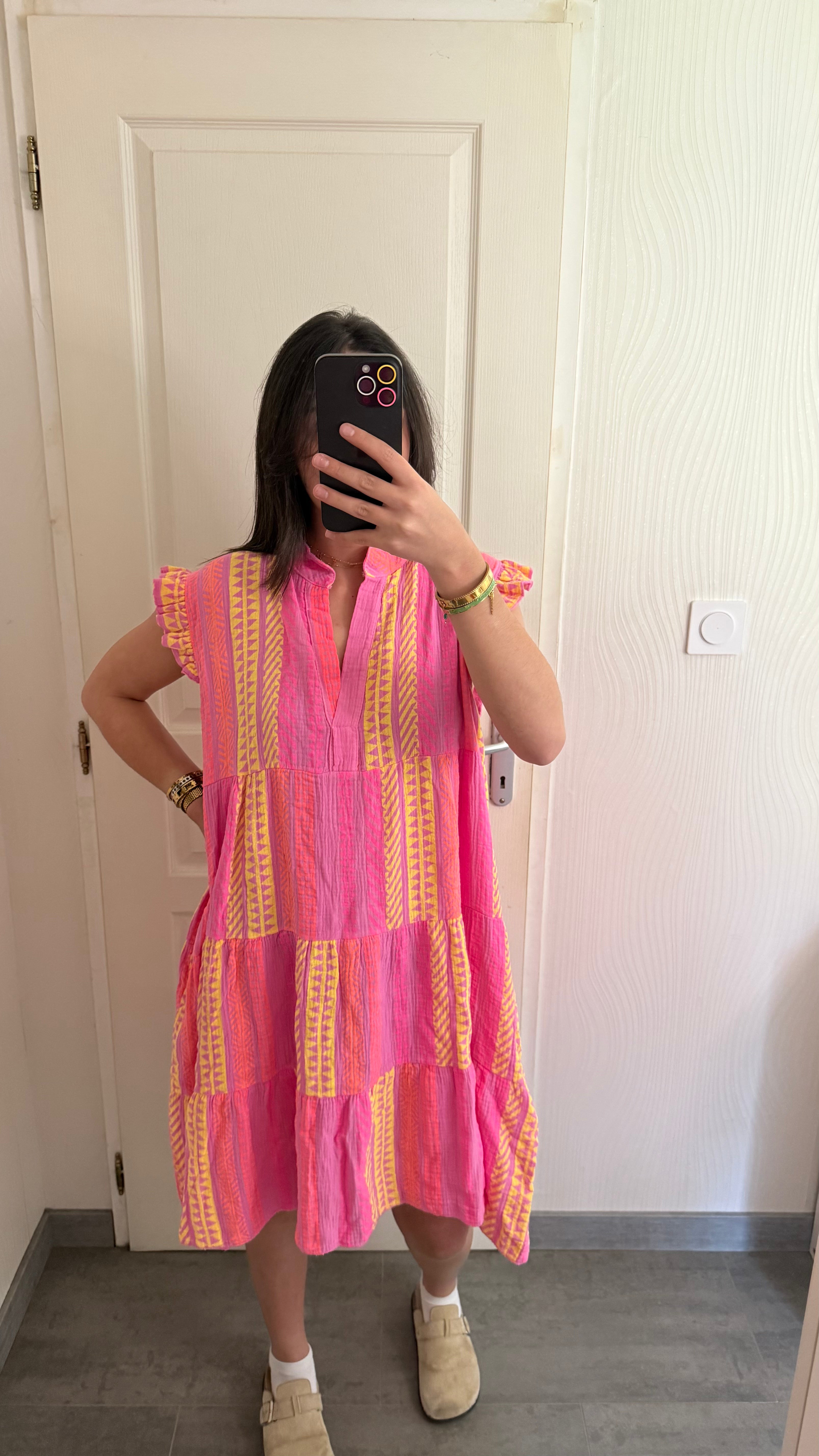 Robe gaze de coton