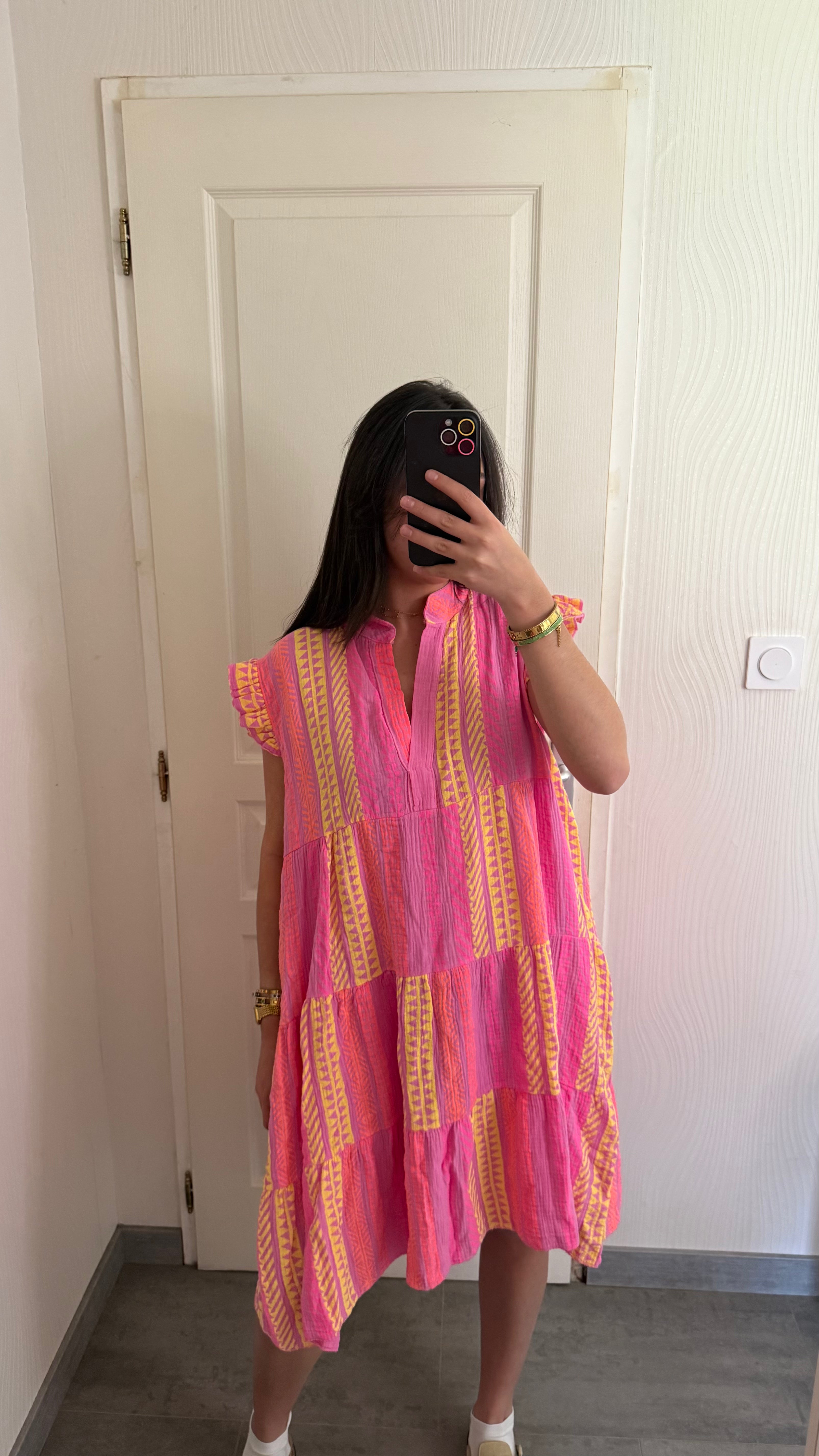 Robe gaze de coton