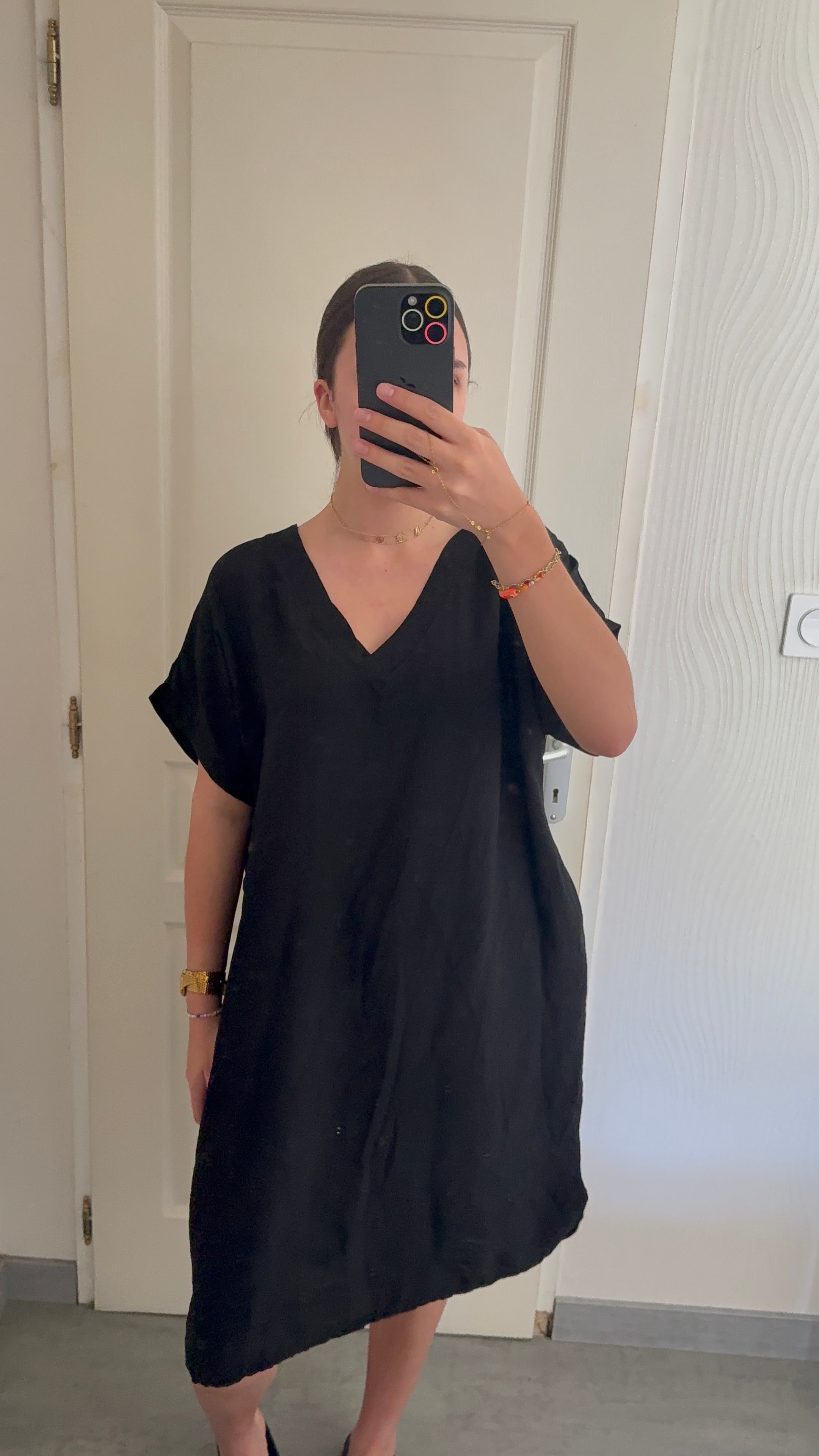 Robe mi-longue
