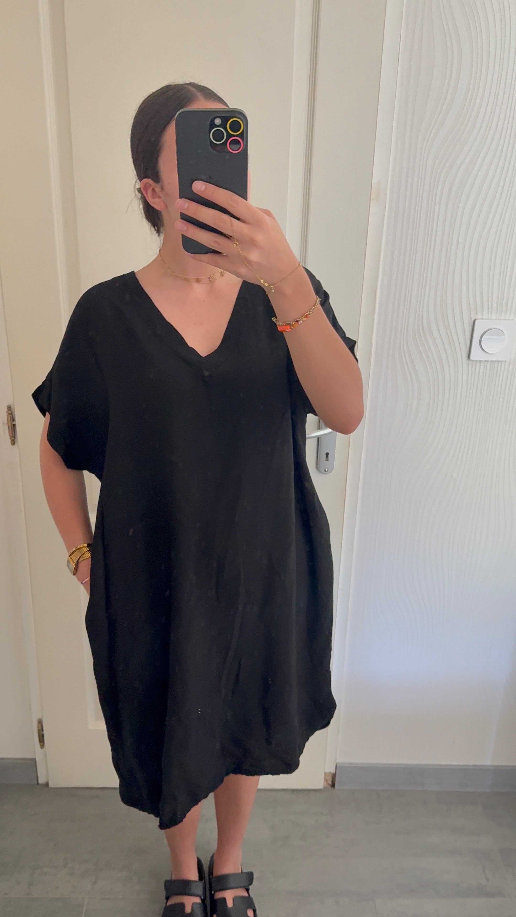 Robe mi-longue