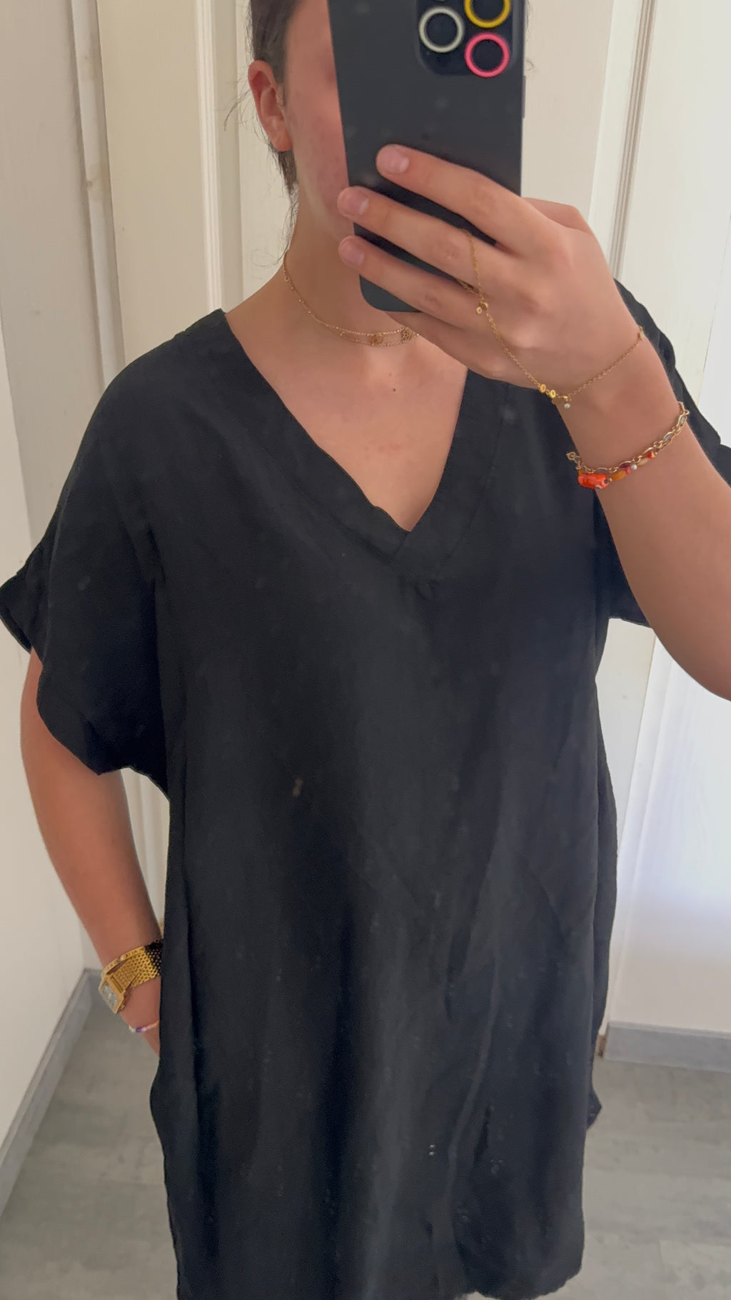 Robe mi-longue