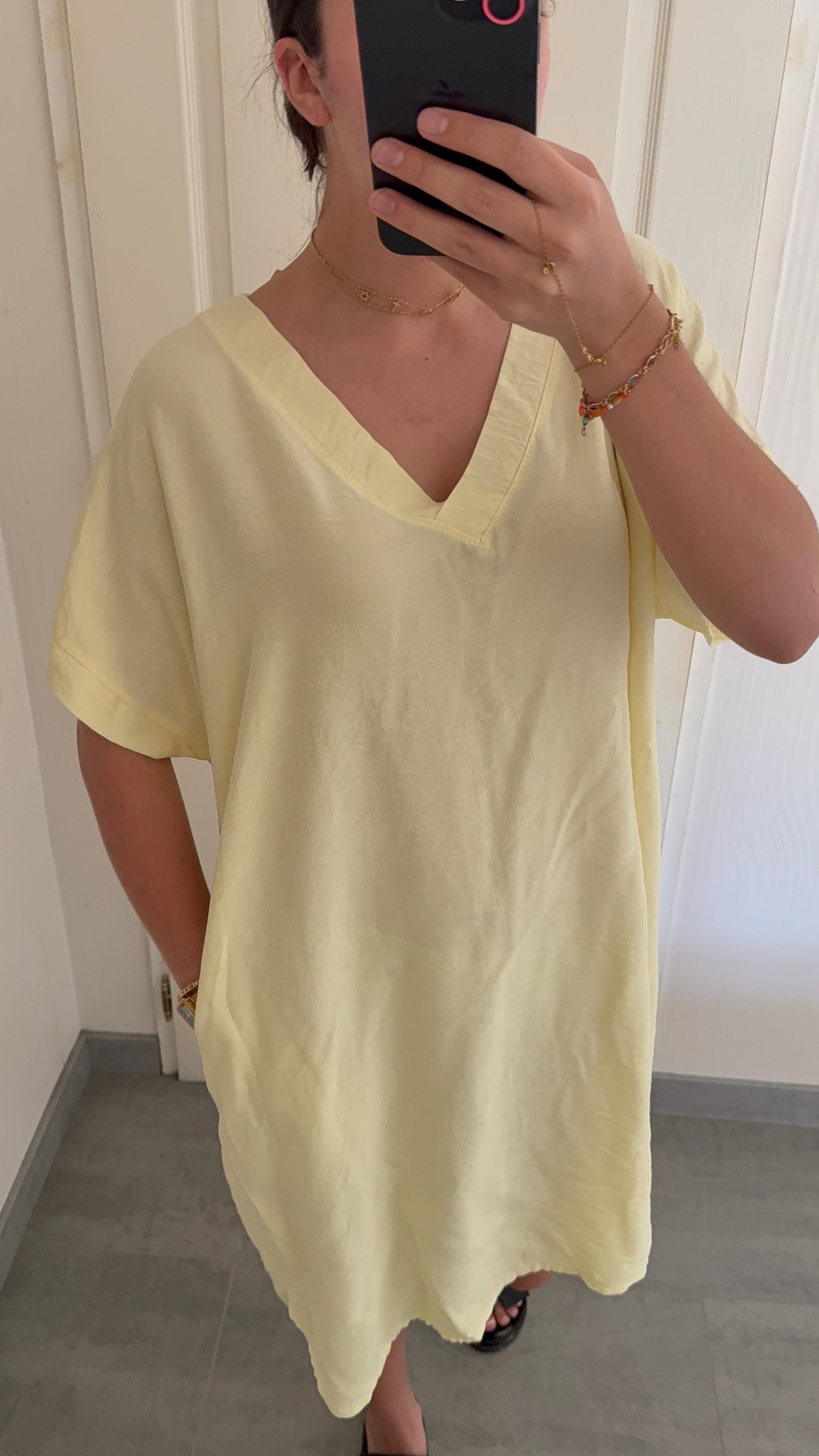Robe mi-longue