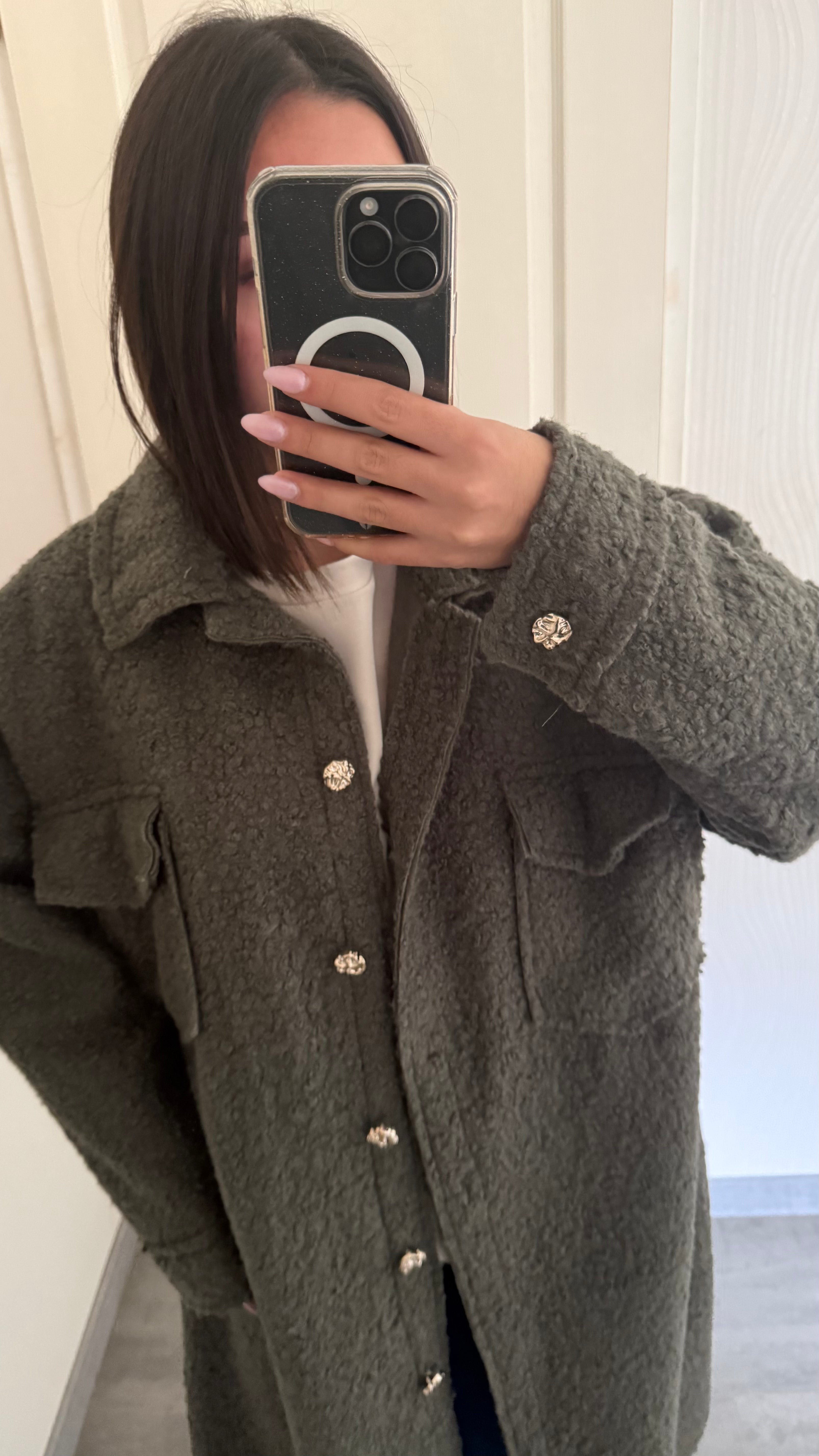 veste surechemise longue