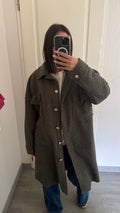 veste surechemise longue