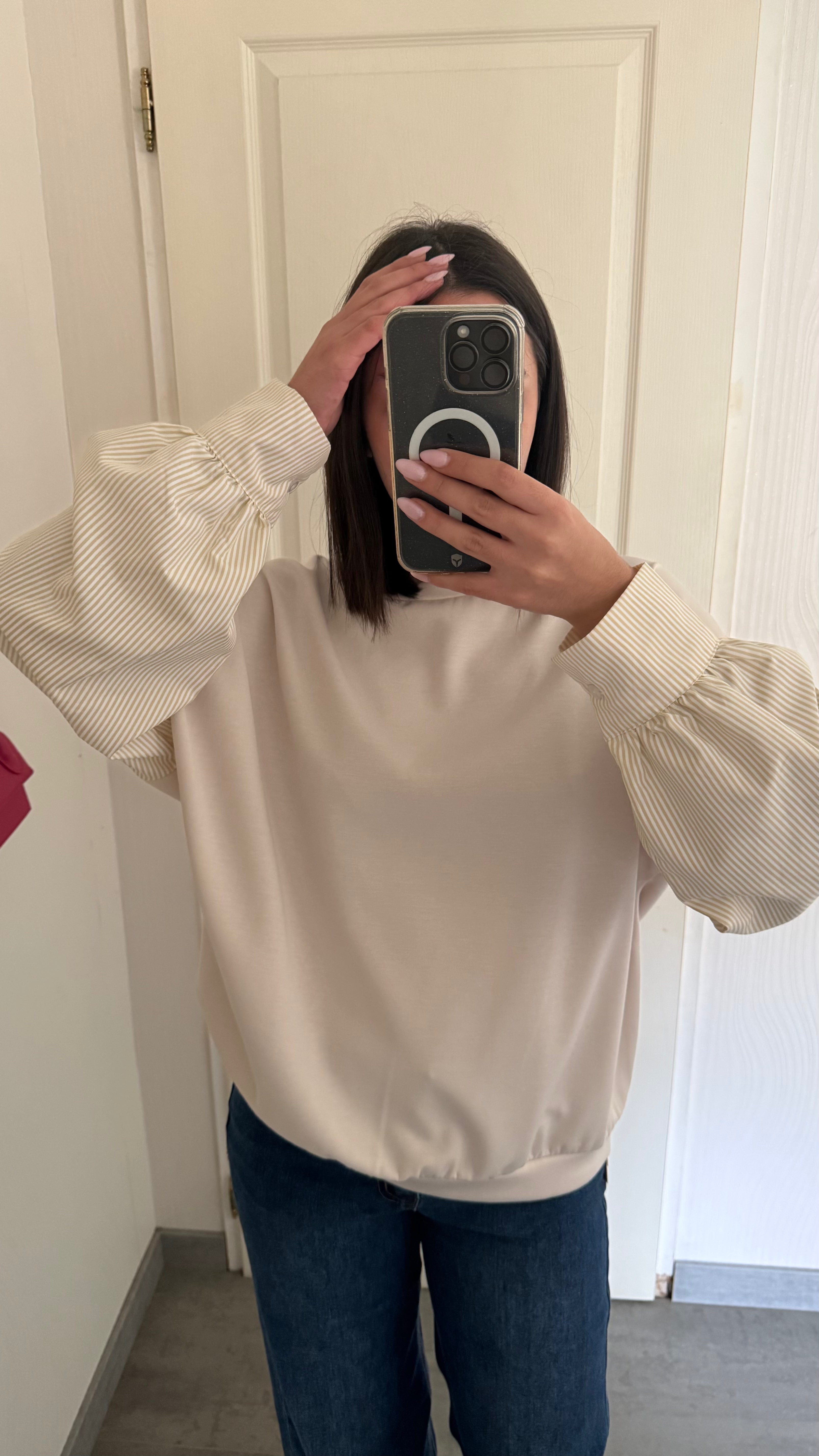 pull manche chemise