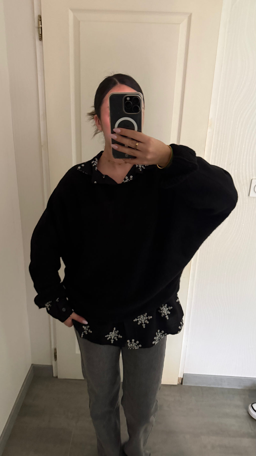 chemise motifs flocons