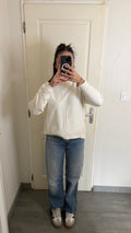 pull avec couture centrale