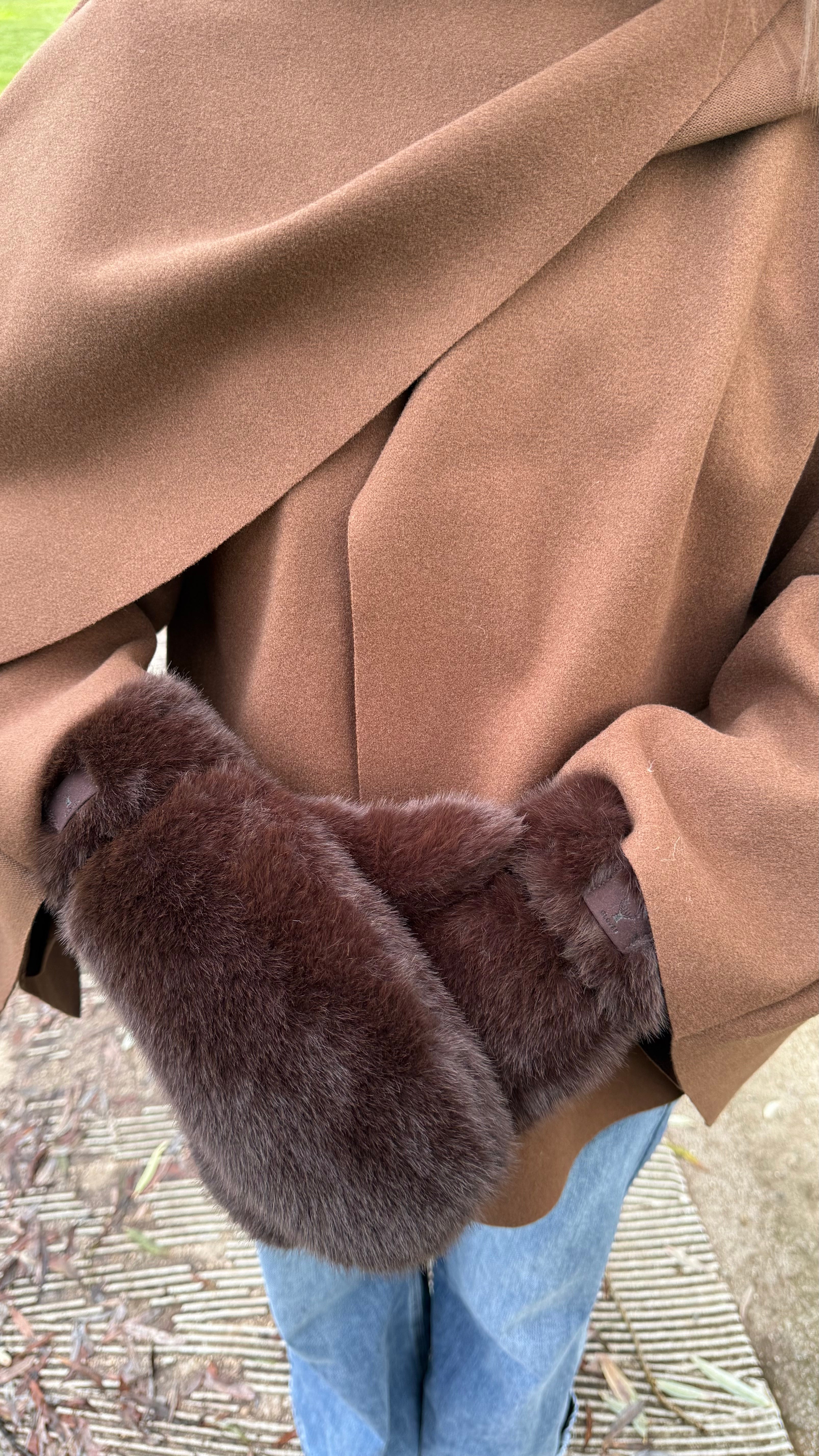 Moufles style fourrure