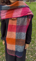 écharpes multicolores