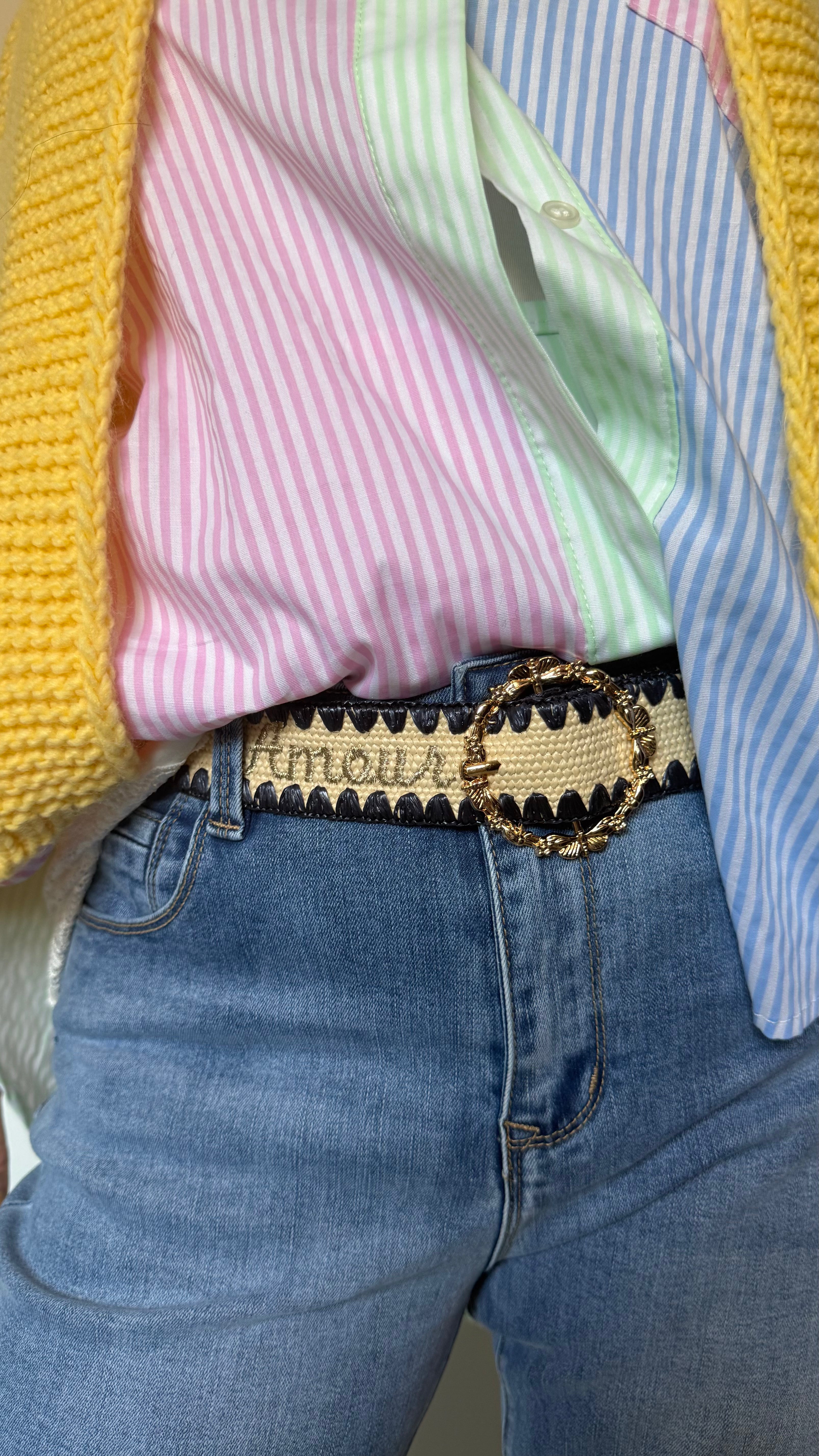 jean ceinture "amour"