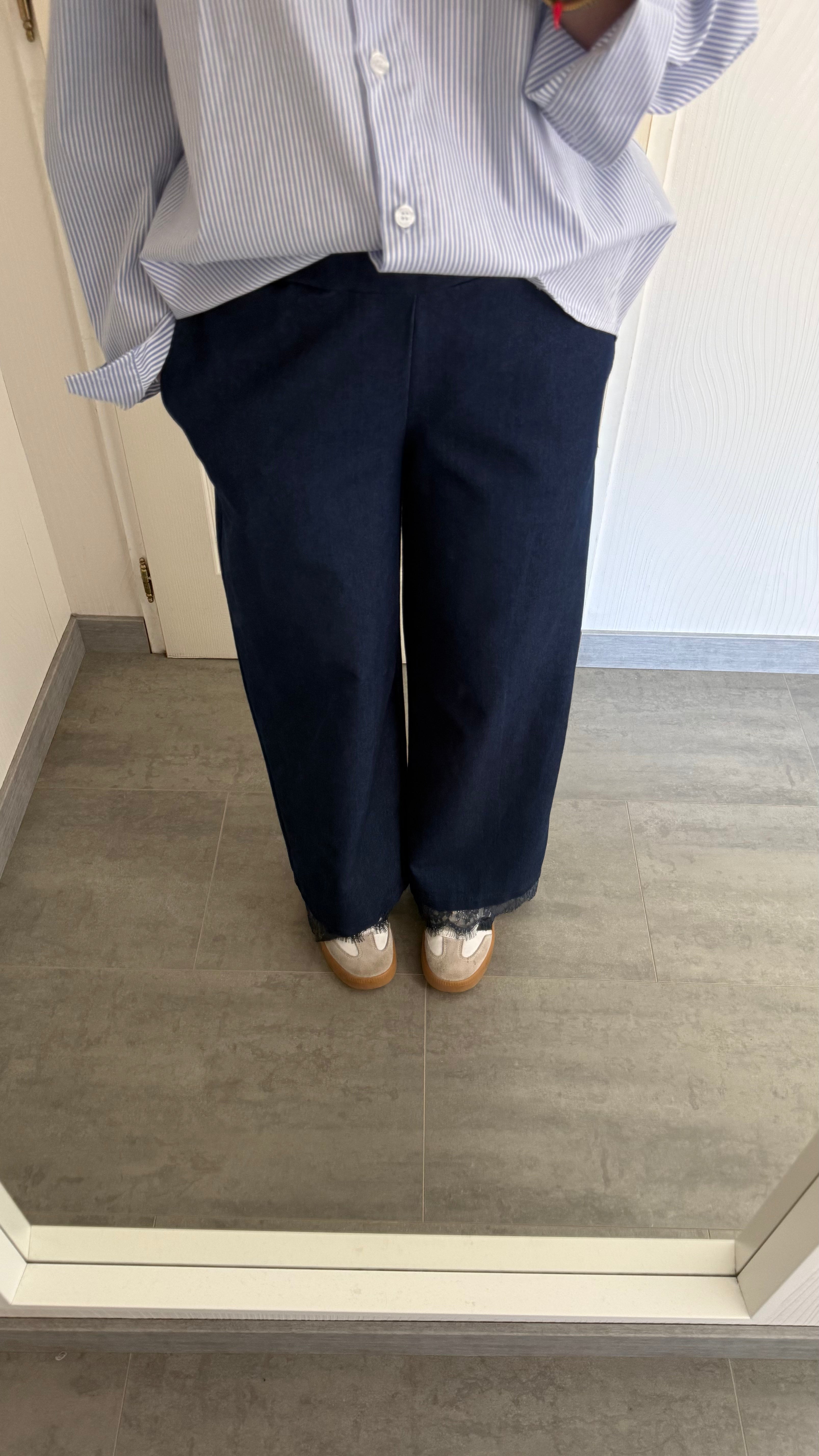 pantalon dentelle